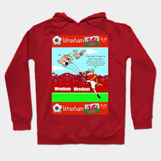 They need to keep the ball on the deck, Wrexham funny football/soccer sayings. Hoodie